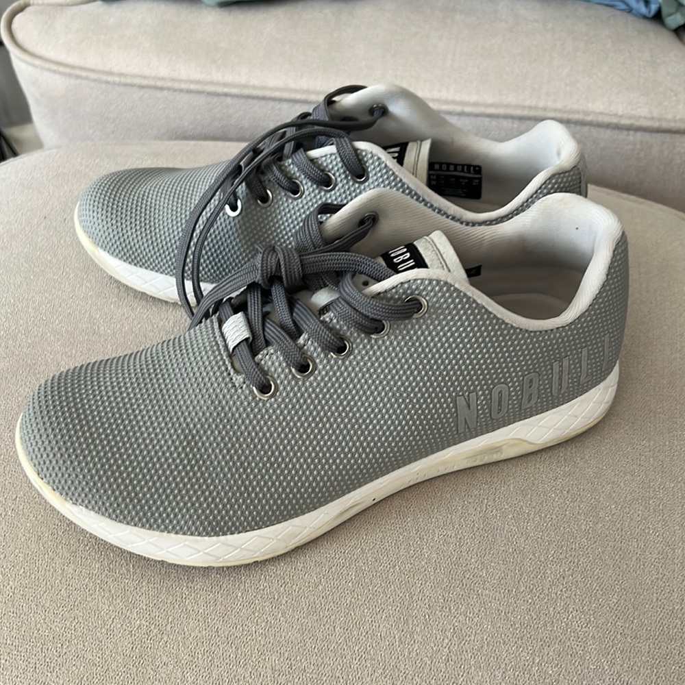 No Bull grey trainers